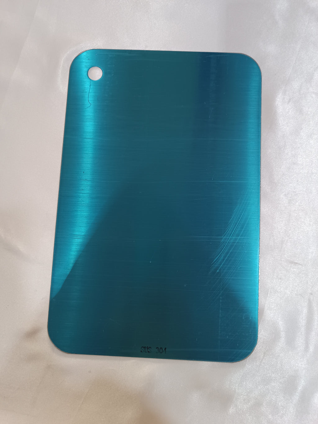 SteelPrep stainless steel cutting board actual product photo