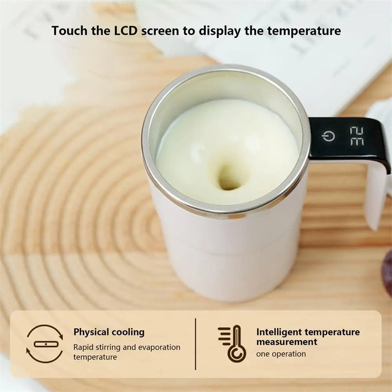 StirSync rechargeable magnetic mixing mug supplier image